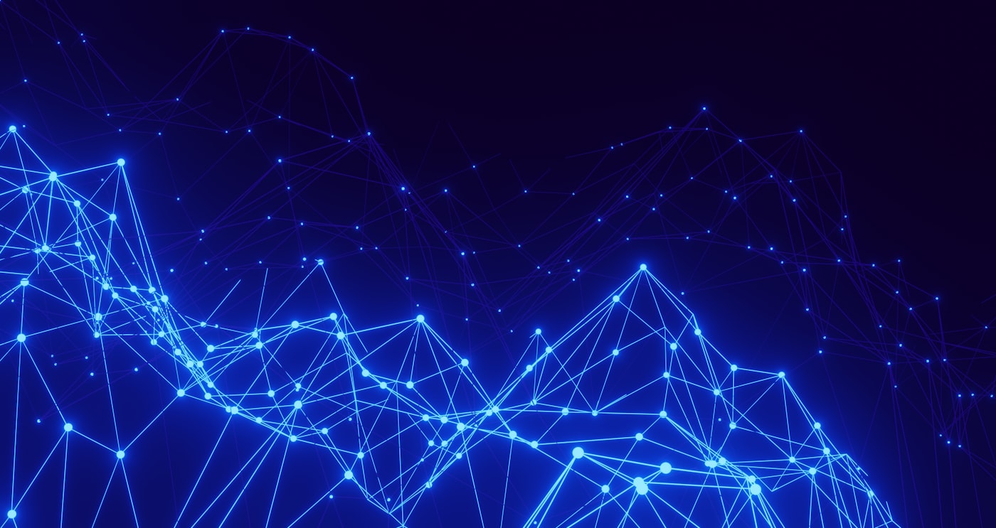 A network of connected points, the web AI reads